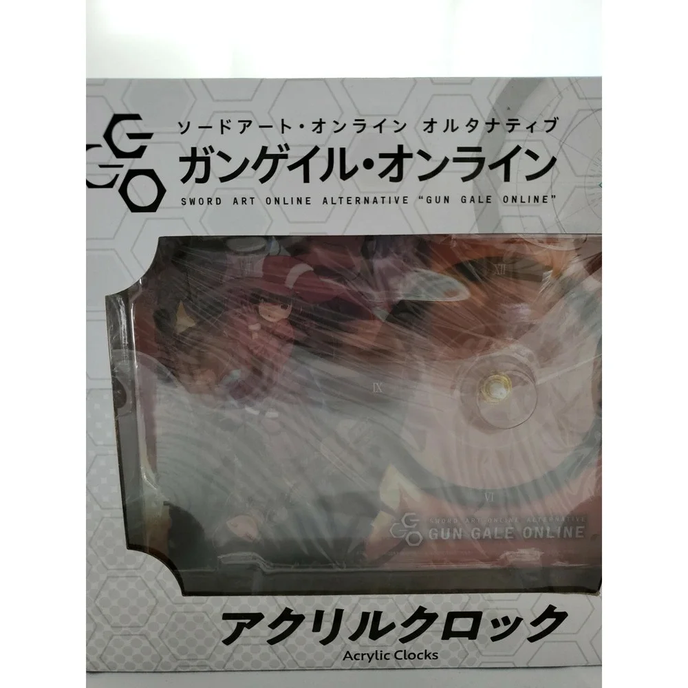 Gun Gale Online Clock Wall Clocks Len Acrylic Sword Alternative 2017 Kadokawa